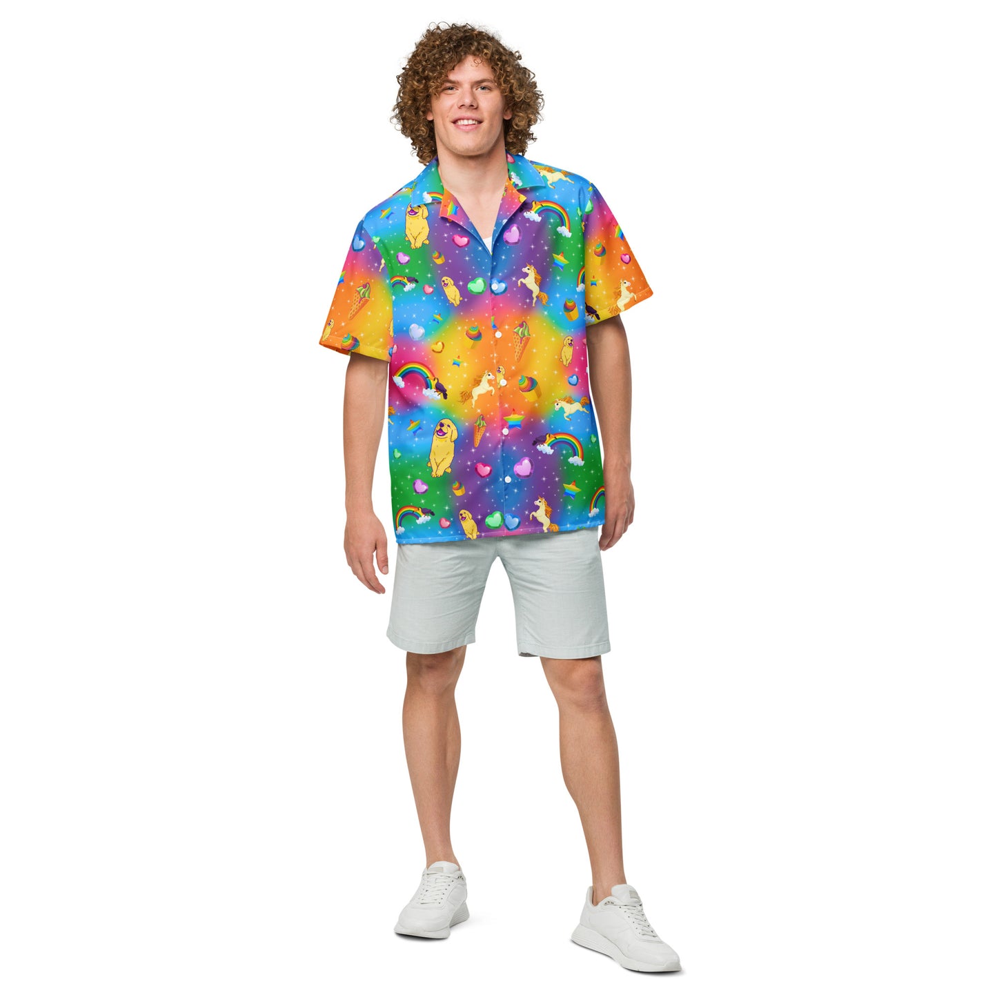 "Y2K Vibez" Unisex button shirt