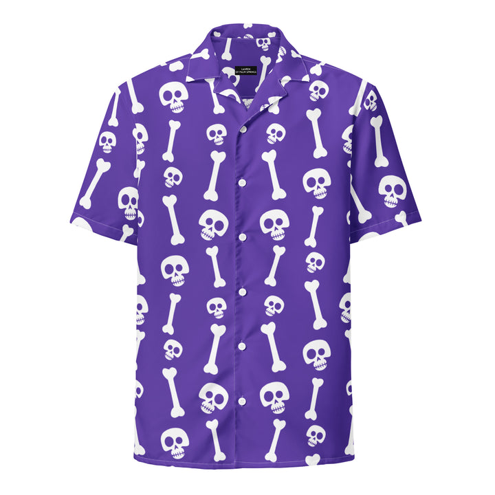 "No Bones About It" button shirt