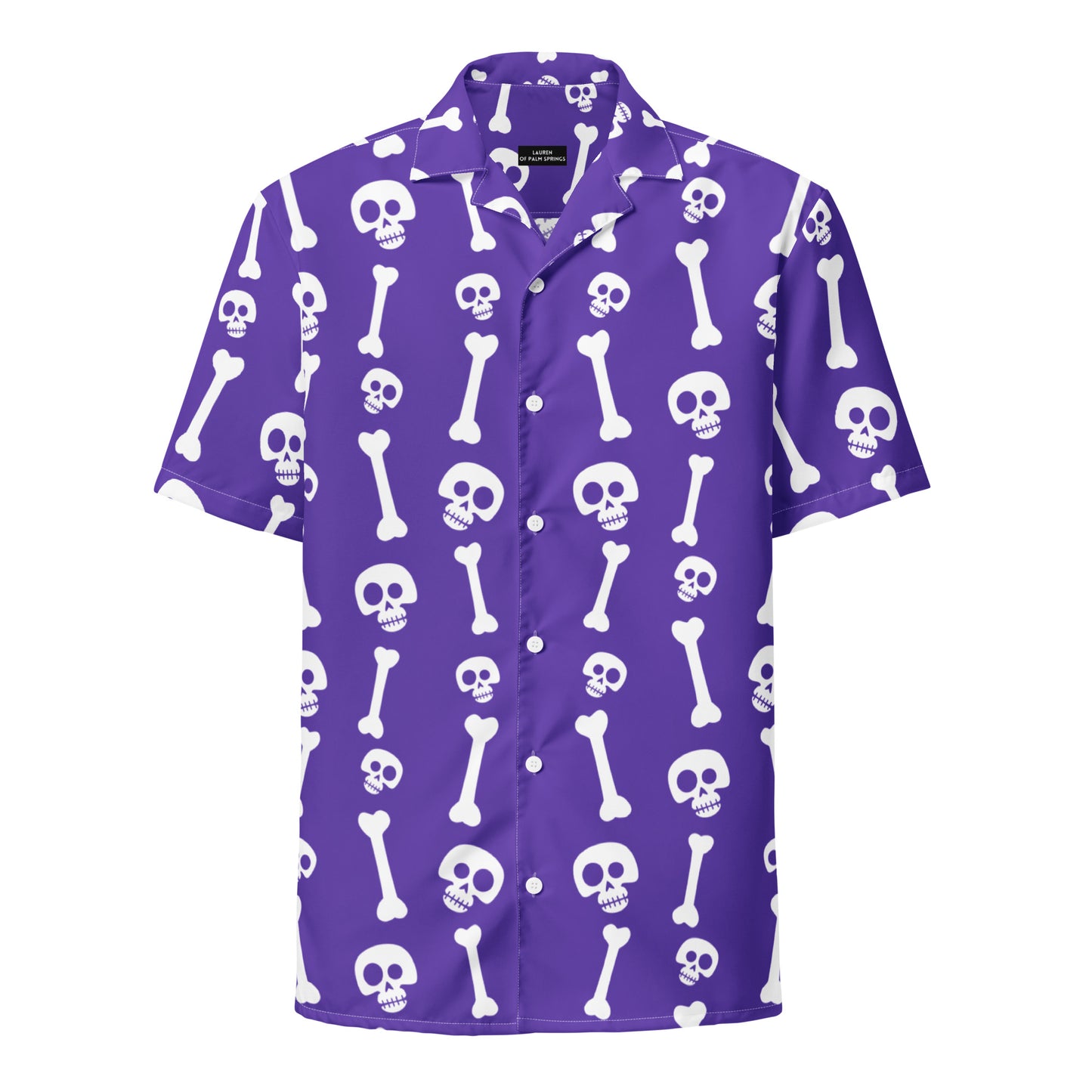 "No Bones About It" Unisex button shirt