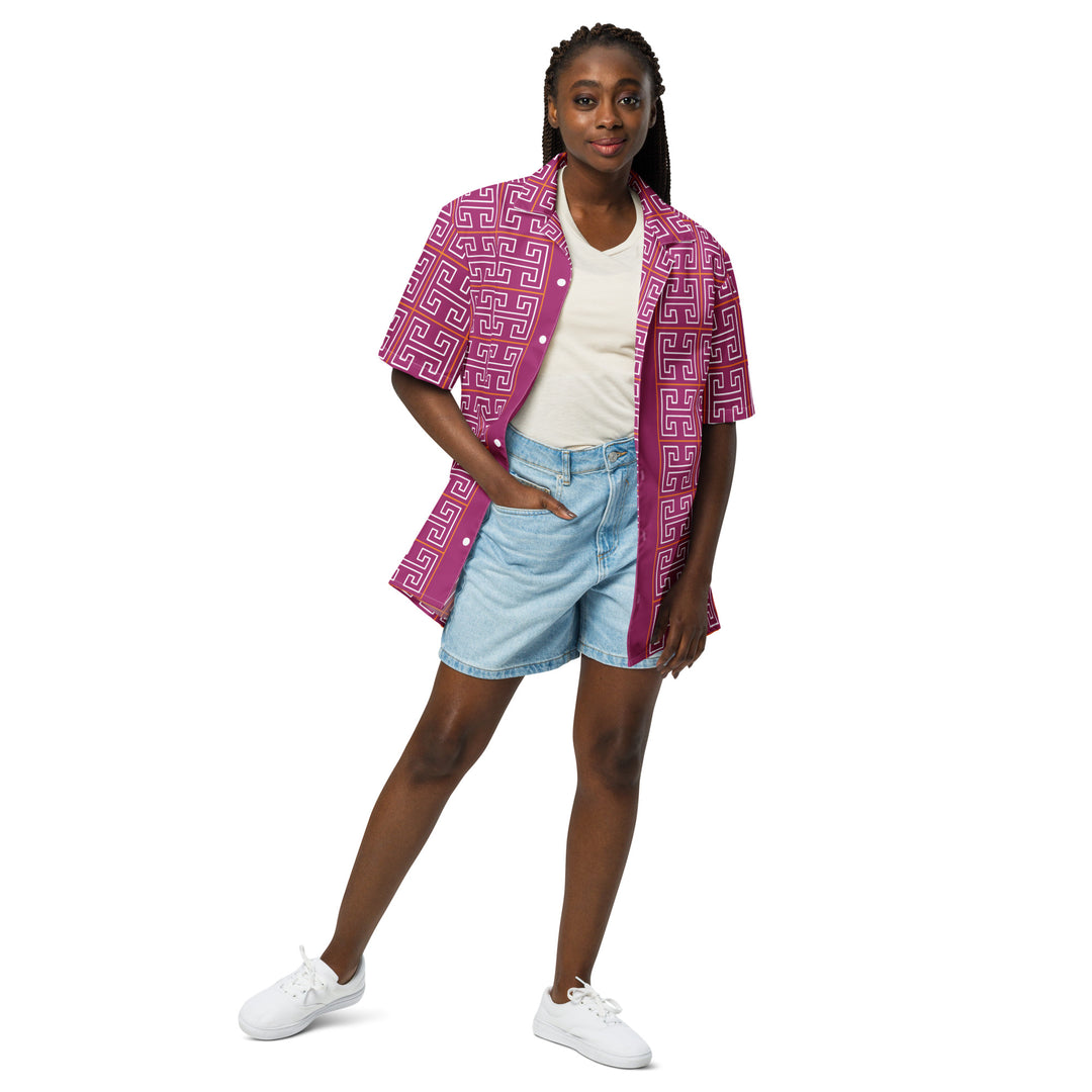 "The Raspberry Dreams" button shirt