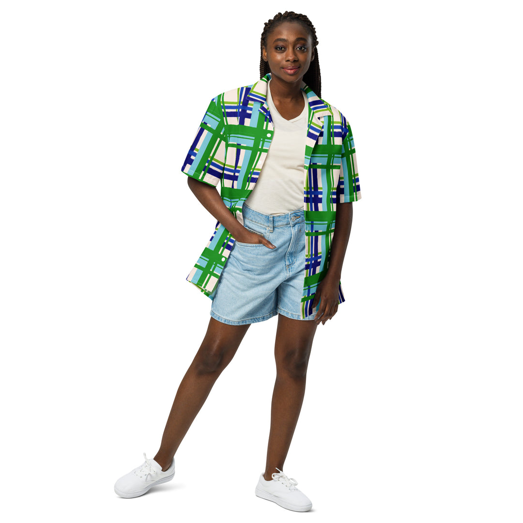 "On the Green" button shirt