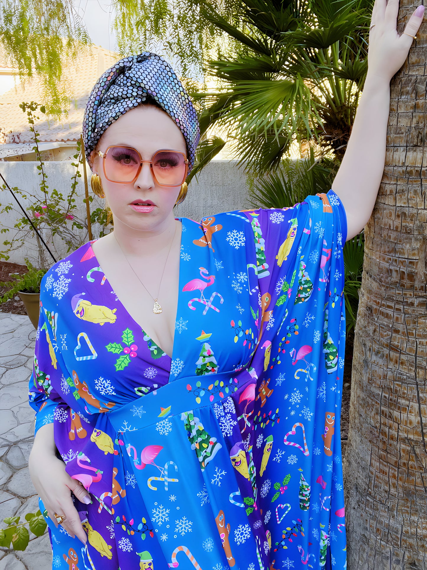 "A Holly Jolly Y2K" Caftan