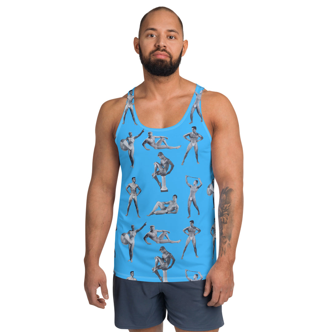 Beefcake Beach Bikini Bingo Unisex Tank Top