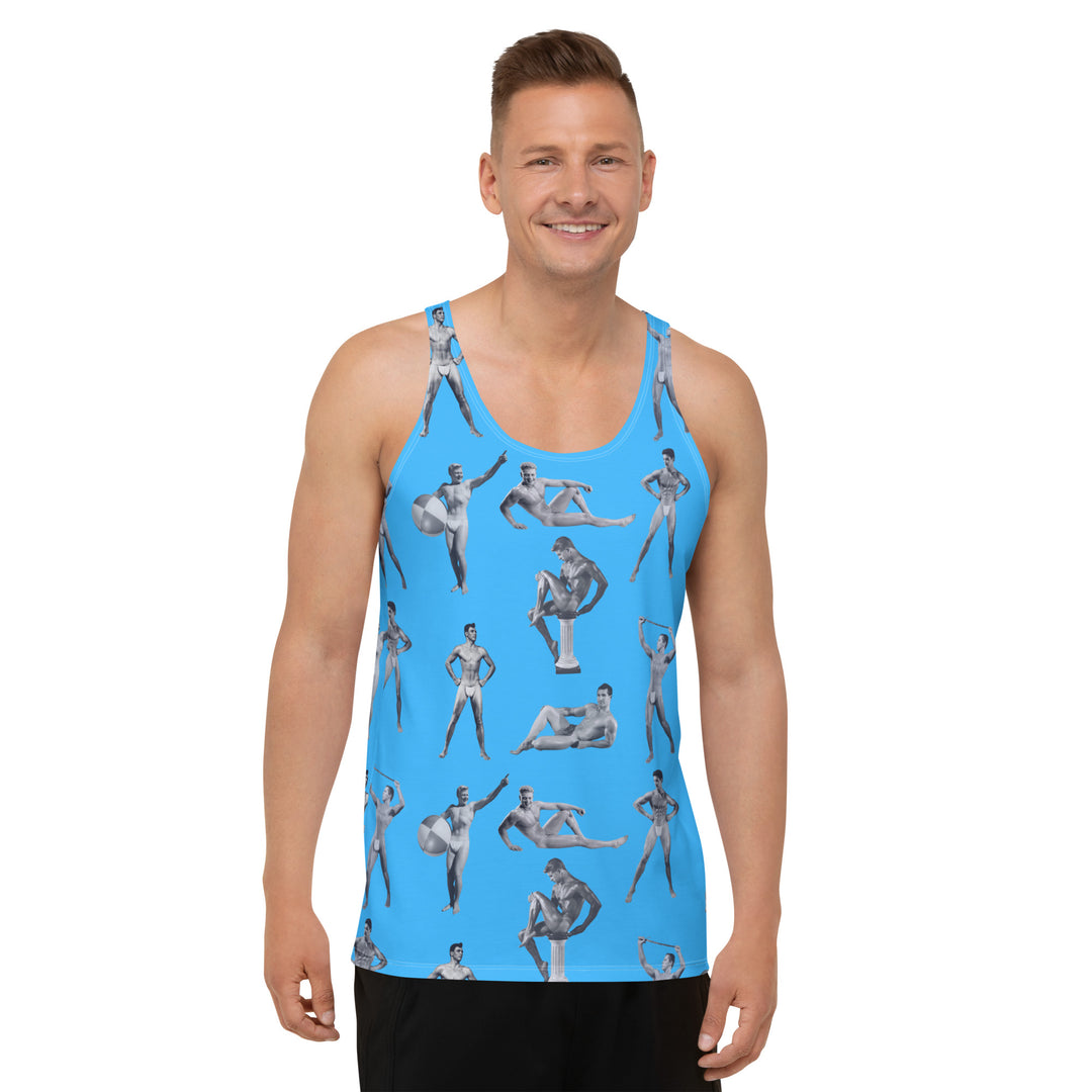 Beefcake Beach Bikini Bingo Unisex Tank Top