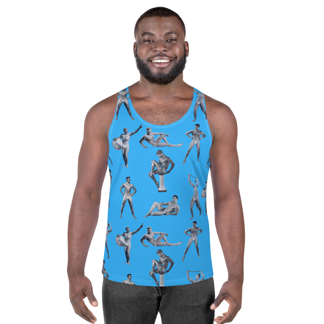Beefcake Beach Bikini Bingo Unisex Tank Top