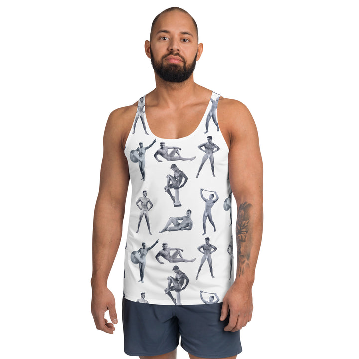 Beefcake Beach Bikini Bingo Unisex Tank Top