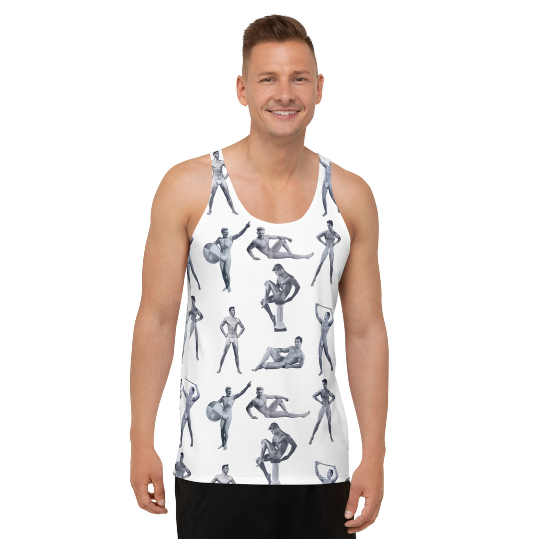 Beefcake Beach Bikini Bingo Unisex Tank Top
