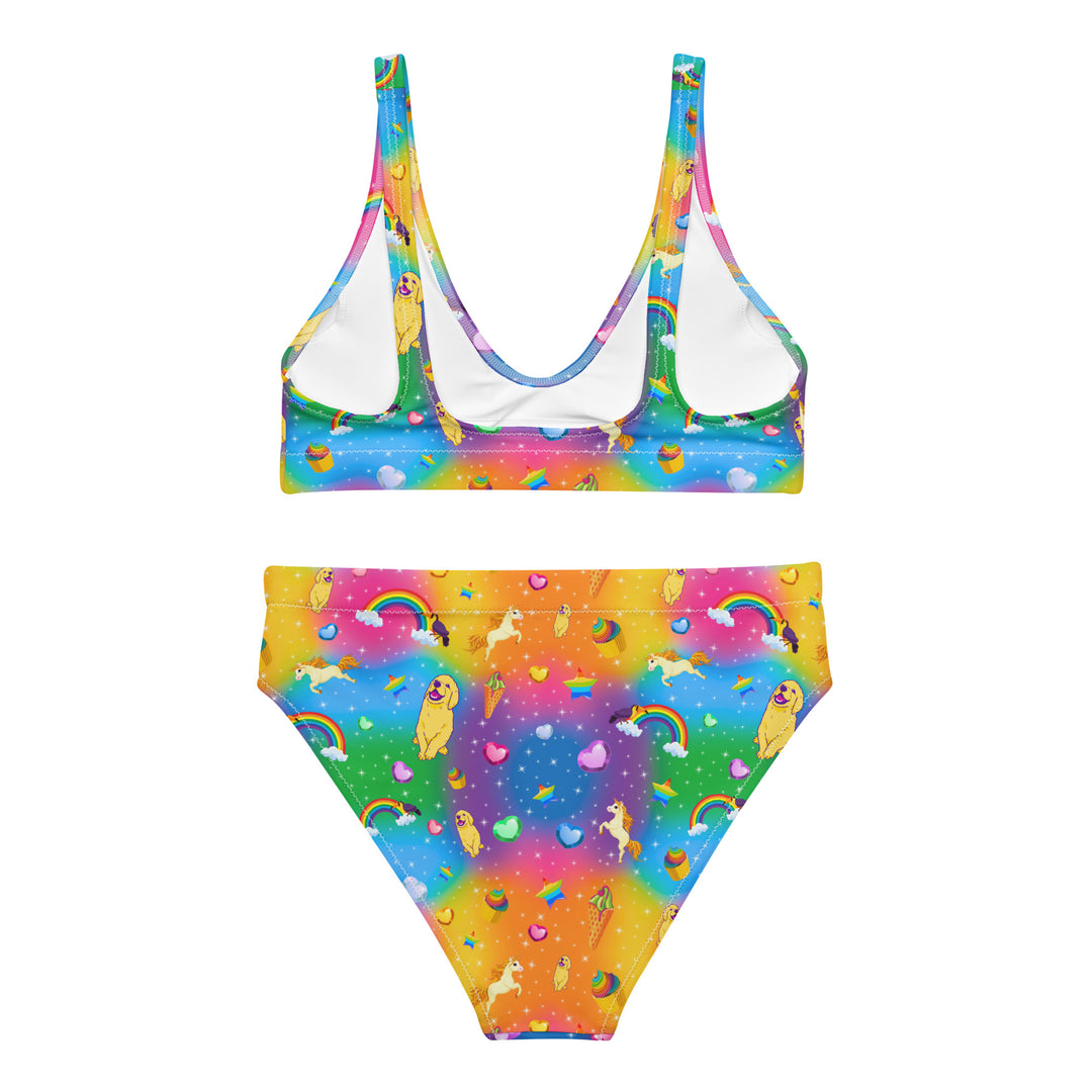 "Y2K Vibez" Recycled high-waisted bikini