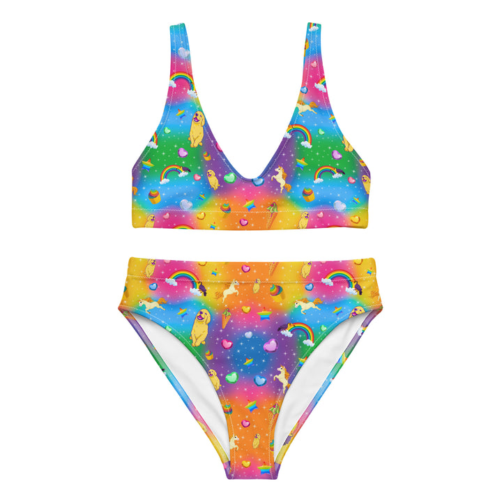 "Y2K Vibez" Recycled high-waisted bikini