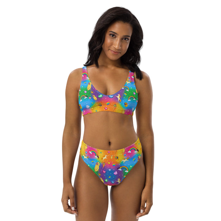 "Y2K Vibez" Recycled high-waisted bikini