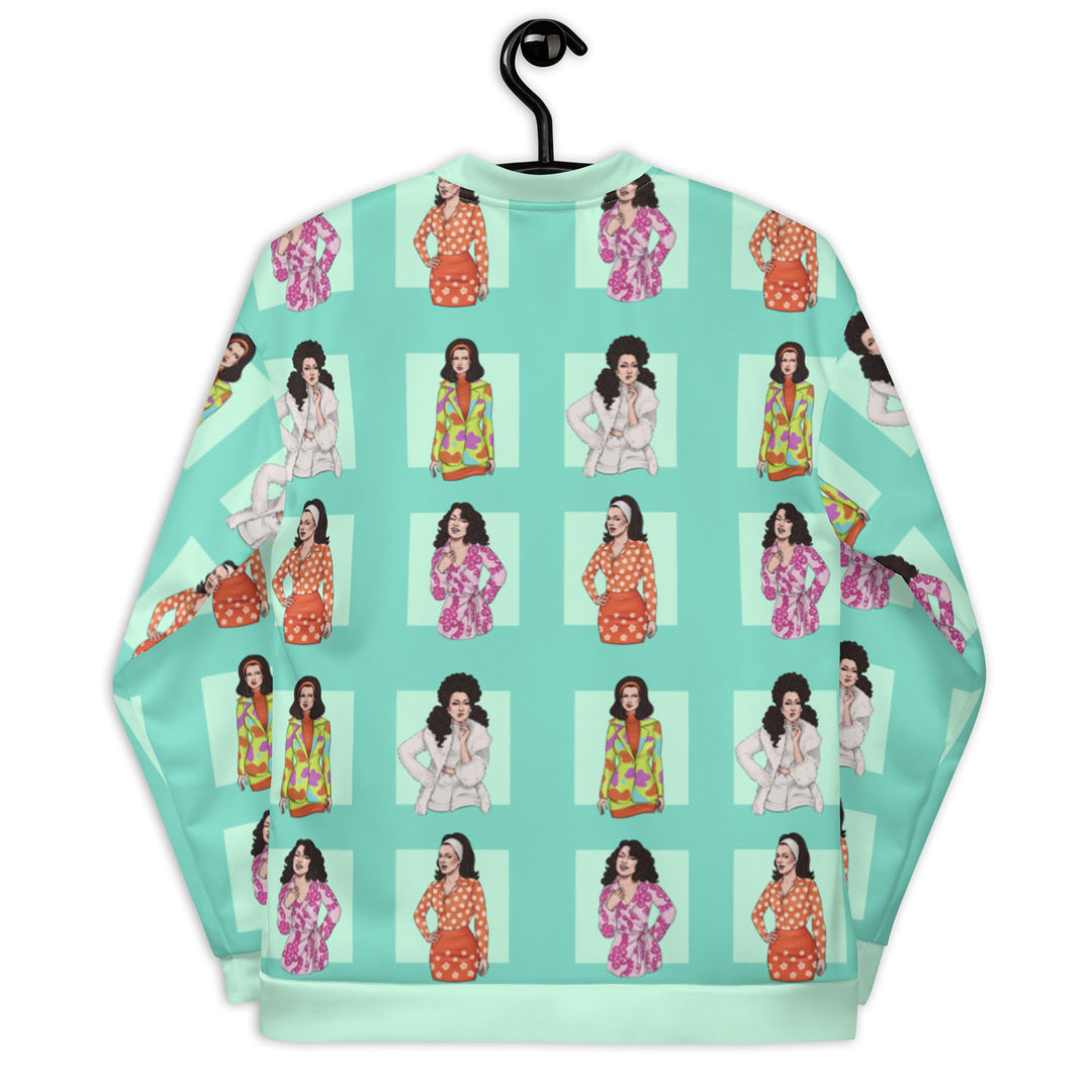“The Flashing Girl” Unisex Bomber Jacket