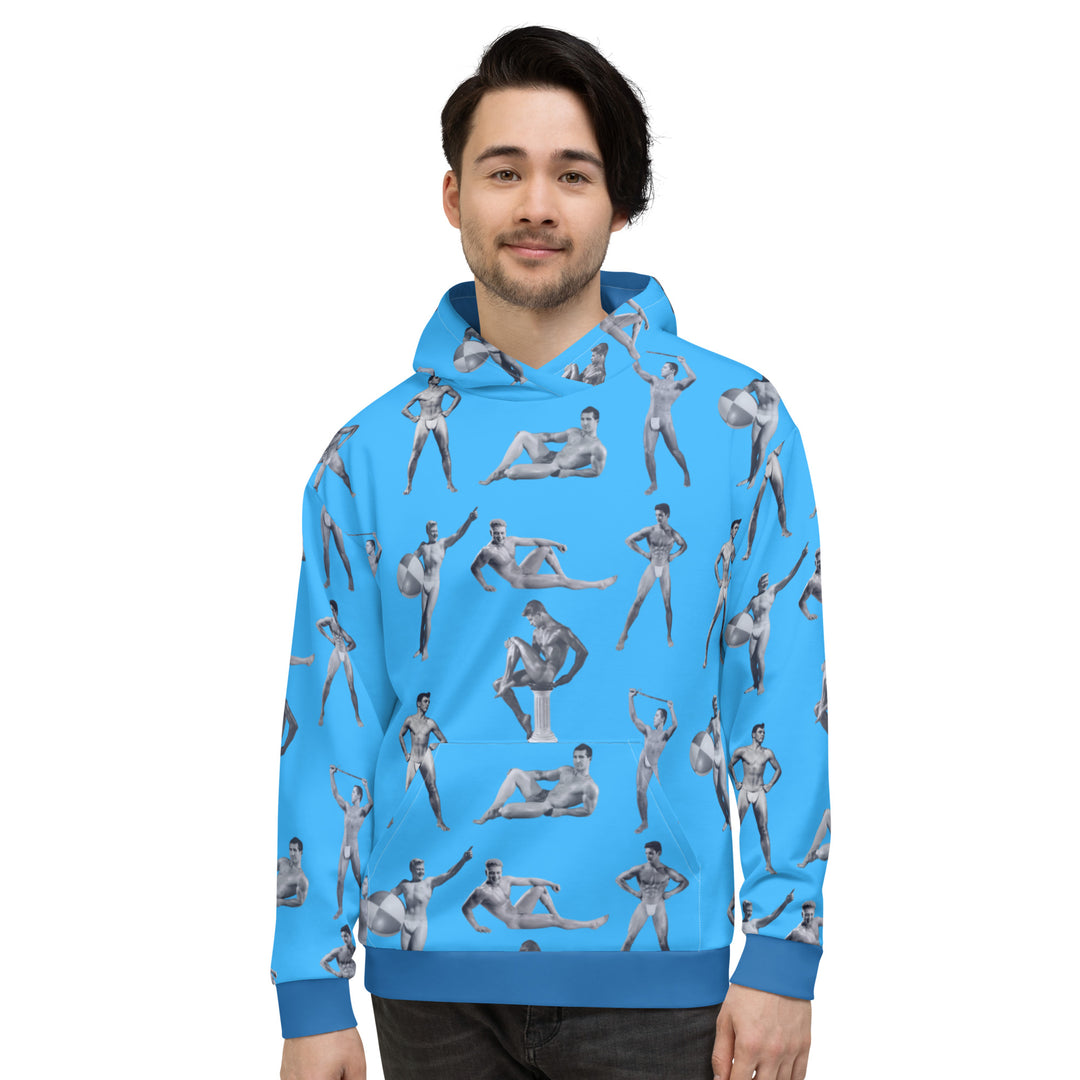 Beefcake Beach Bikini Bingo Unisex Hoodie