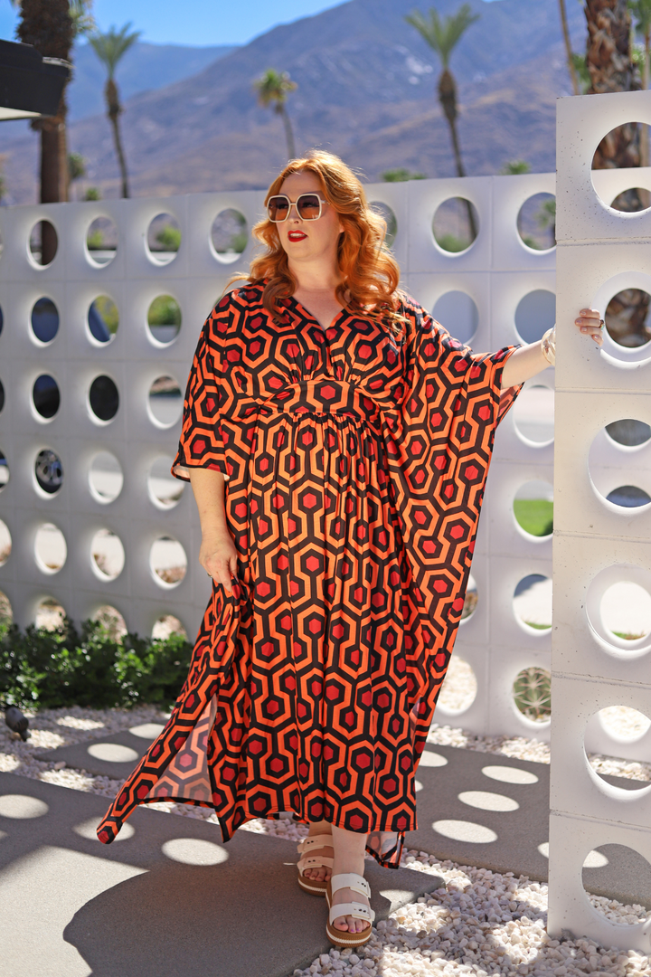 "The Red Rum" Caftan SHIPS NOW