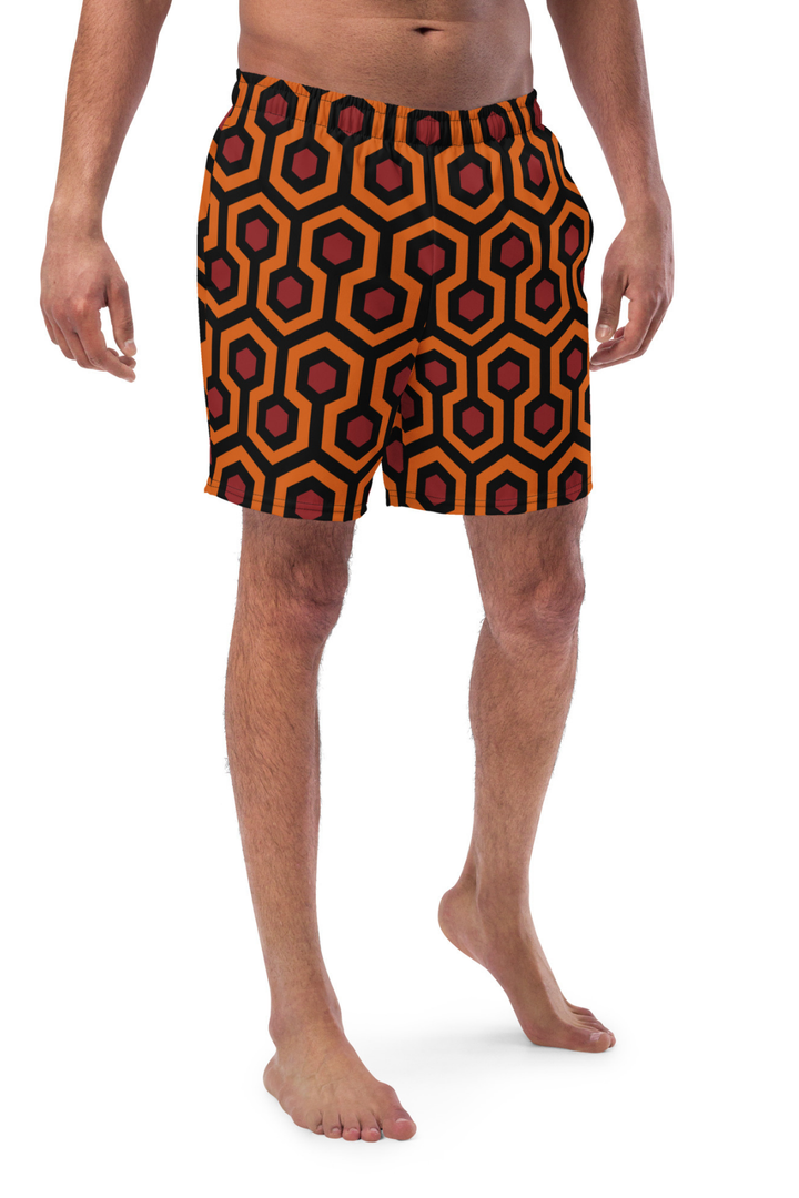 "The Red Rum" Men's swim trunks