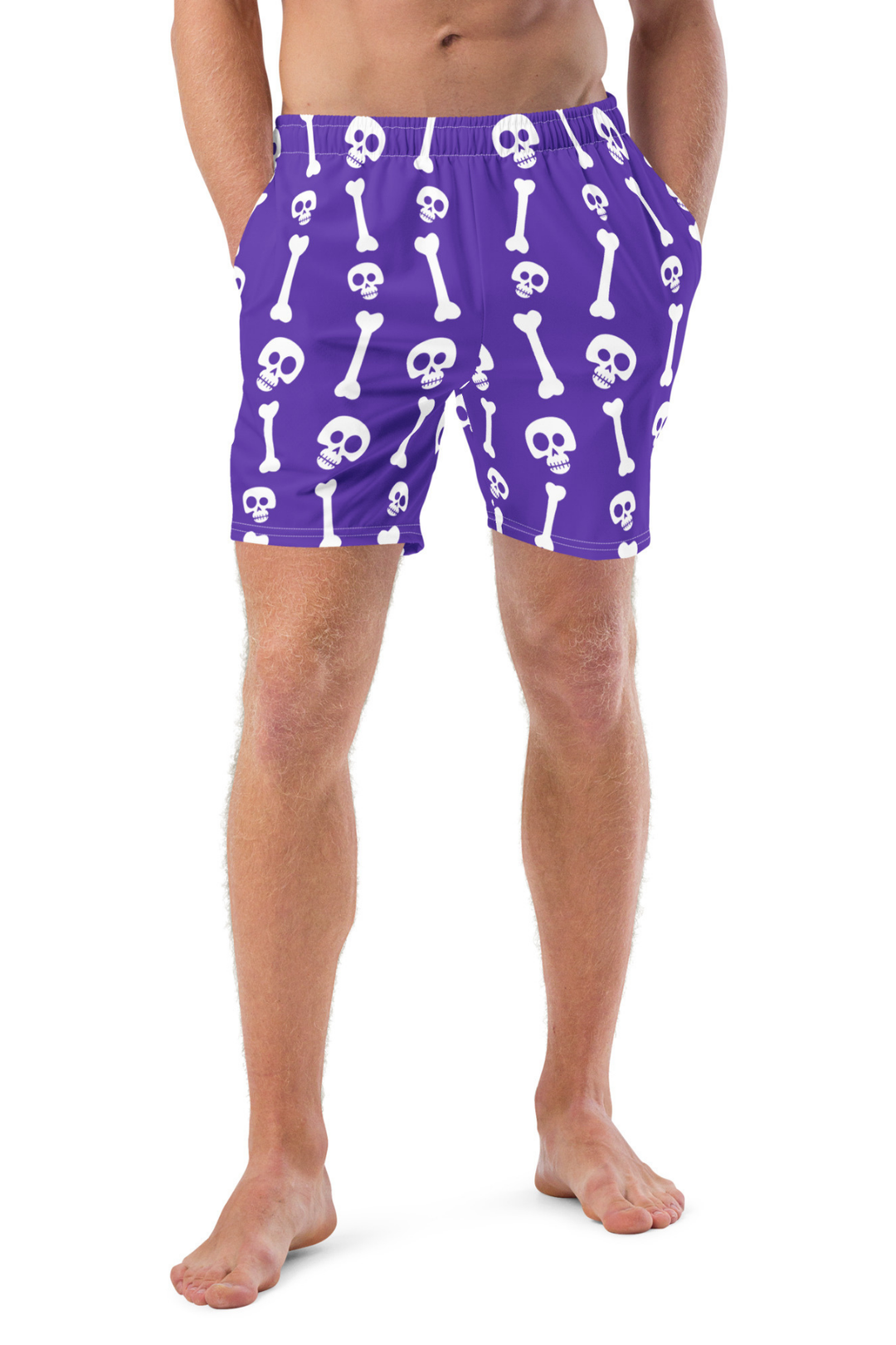 "No Bones About It" Men's swim trunks