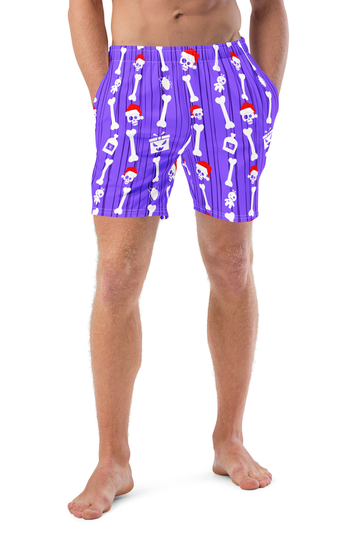 "Bone Daddy Claws" Men's swim trunks