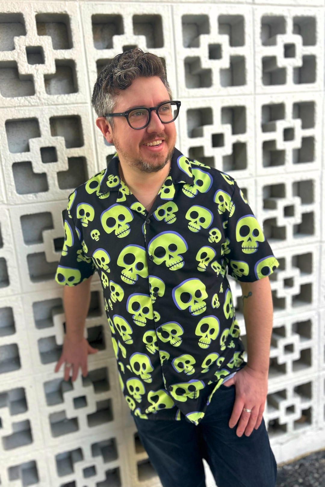 "The Zombie" button shirt