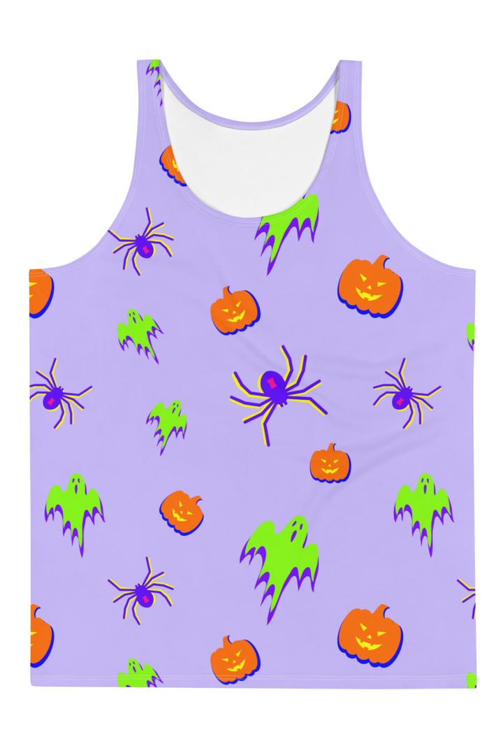 "All Tricks No Treats" Unisex Tank Top