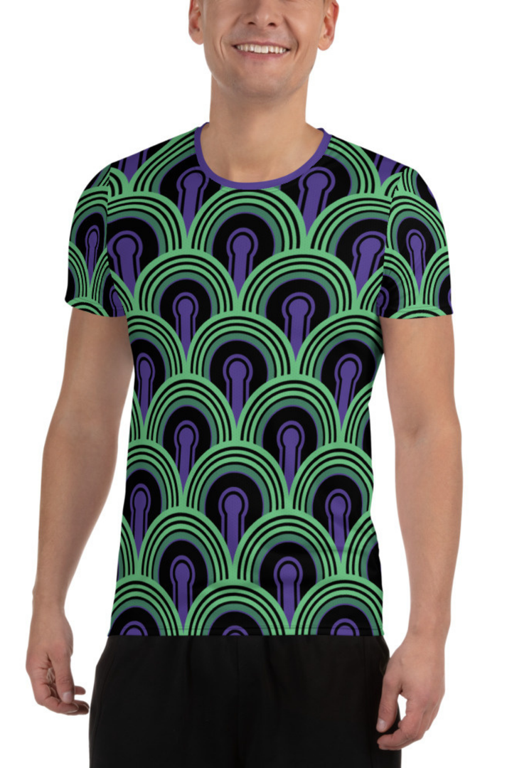 "Room 237" All-Over Print Men's Athletic T-shirt