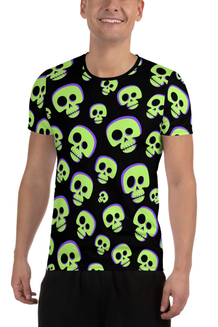 "The Zombie" All-Over Print Men's Athletic T-shirt