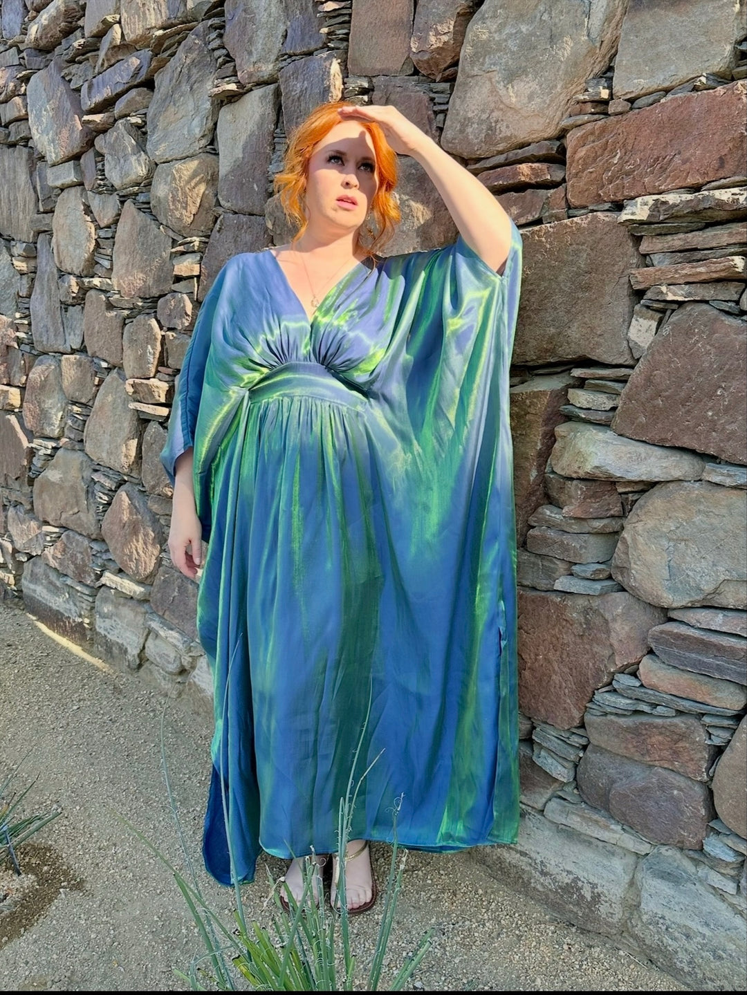 Sample Sale #12: The Palm Caftan L/XL Deep V
