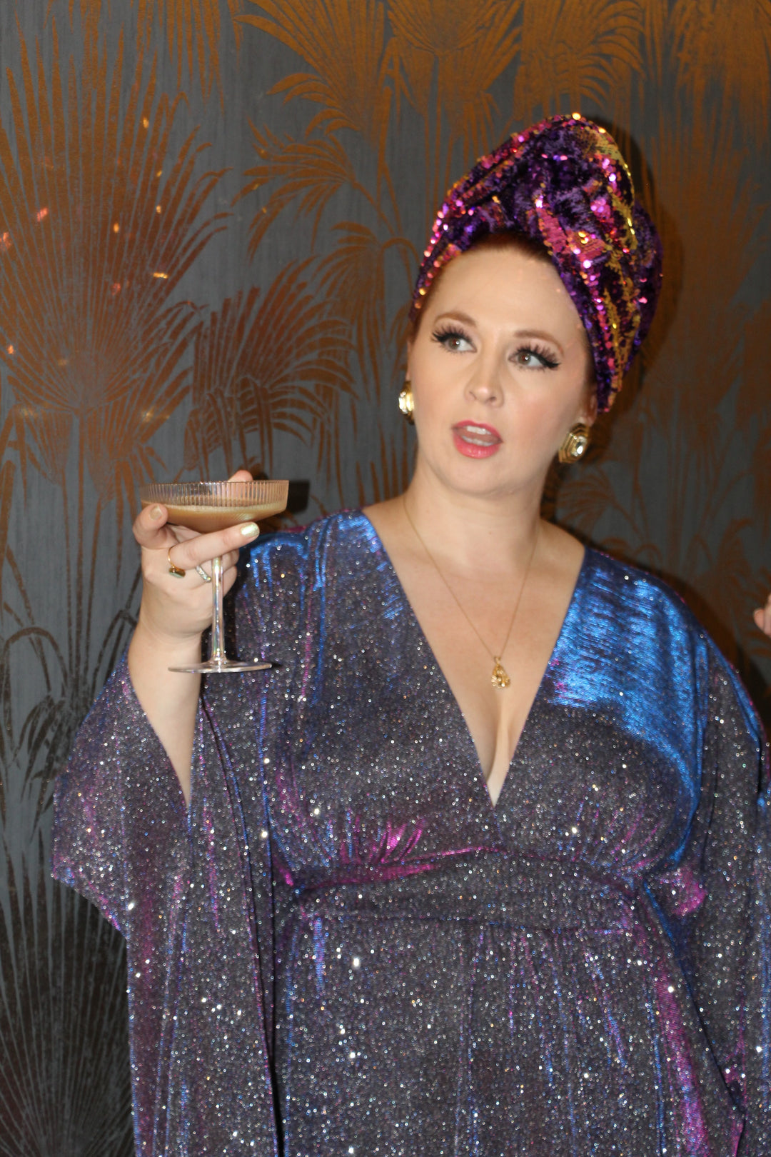 PRE-ORDER 'The Glass Slipper' GLITTER Caftan