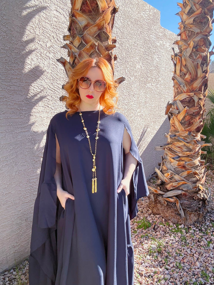 Gold Tassel Necklace SHIPS NOW