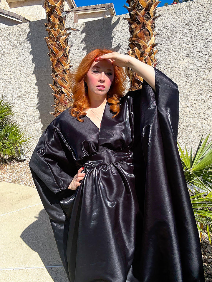 "The Cathy" Liquid Satin Caftan