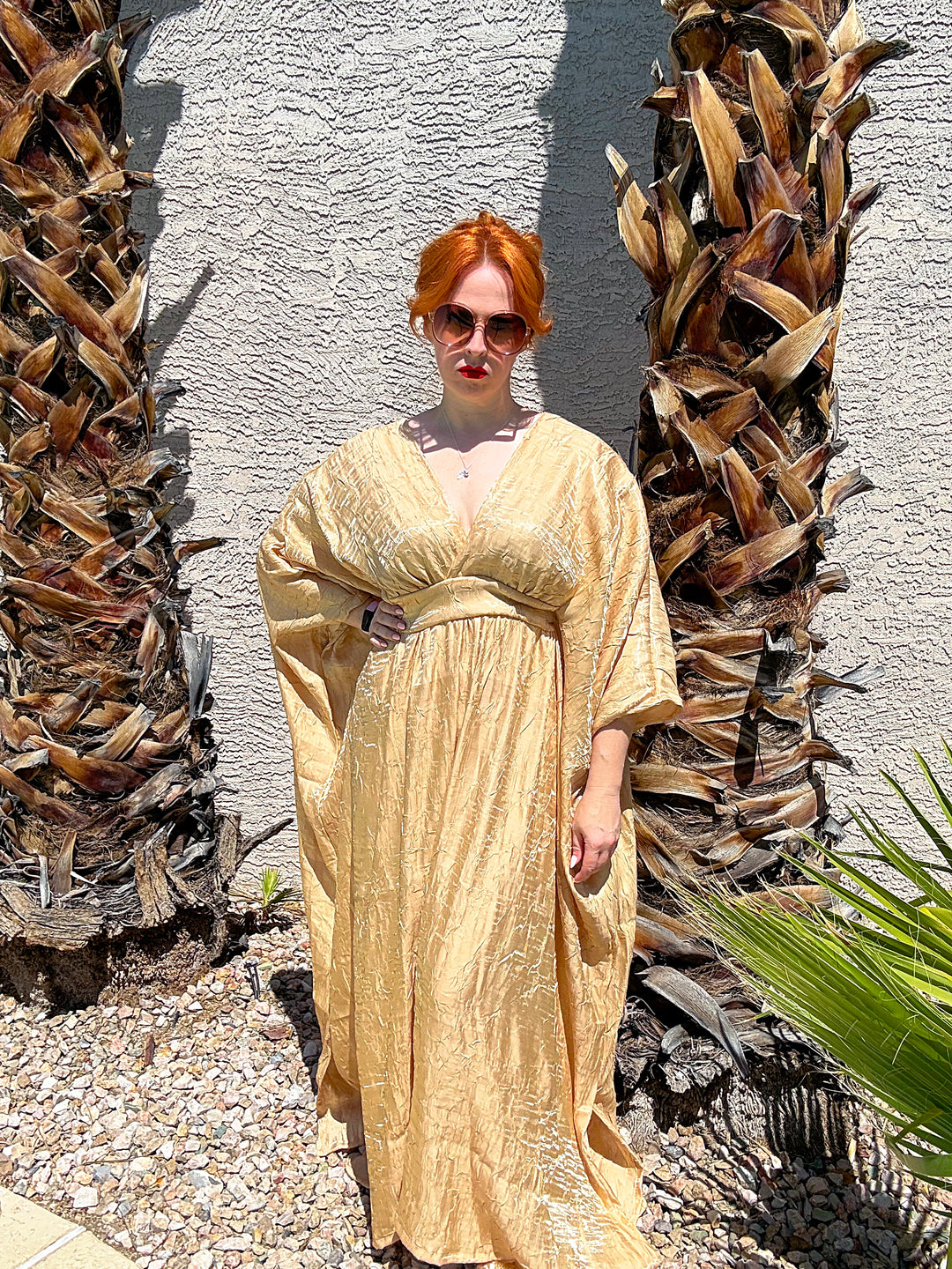 Sample Sale #16: Gold Crinkle Satin ANY SIZE