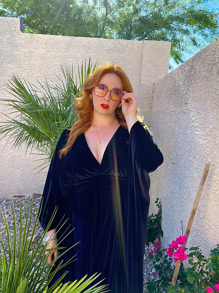 'The Femme-Fatale' Velvet Caftan