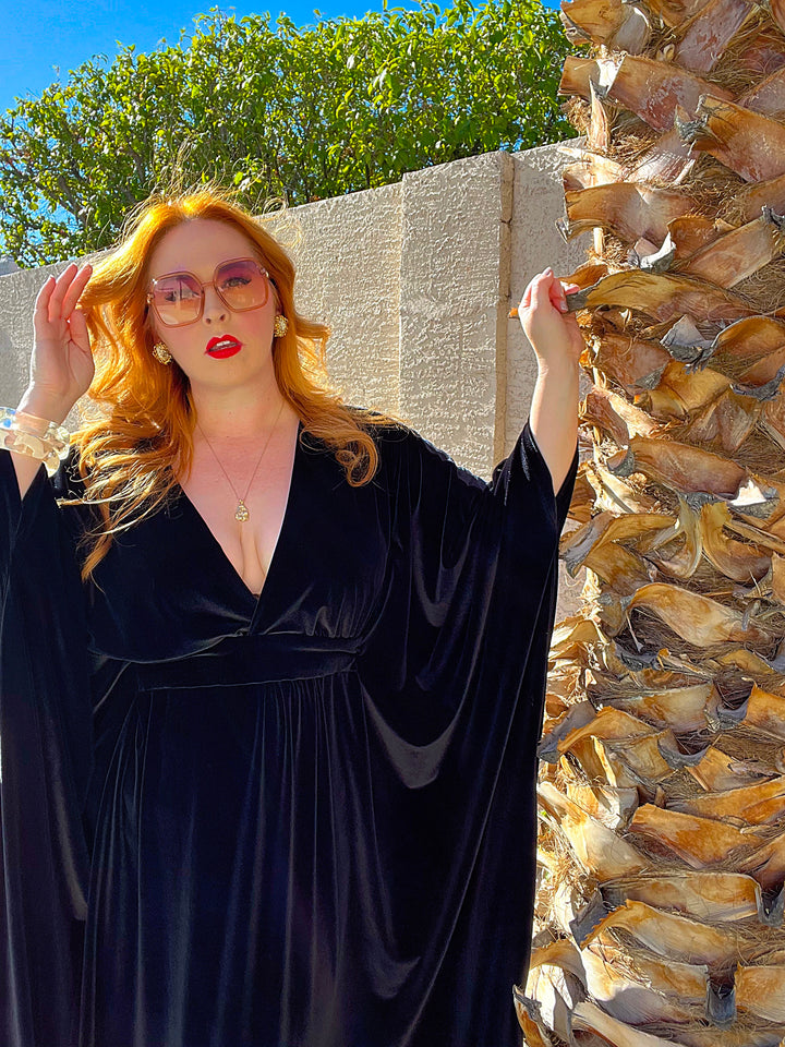 'The Femme-Fatale' Velvet Caftan