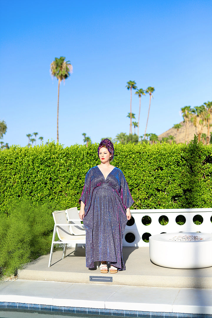 'The Glass Slipper' GLITTER Caftan SHIPS NOW