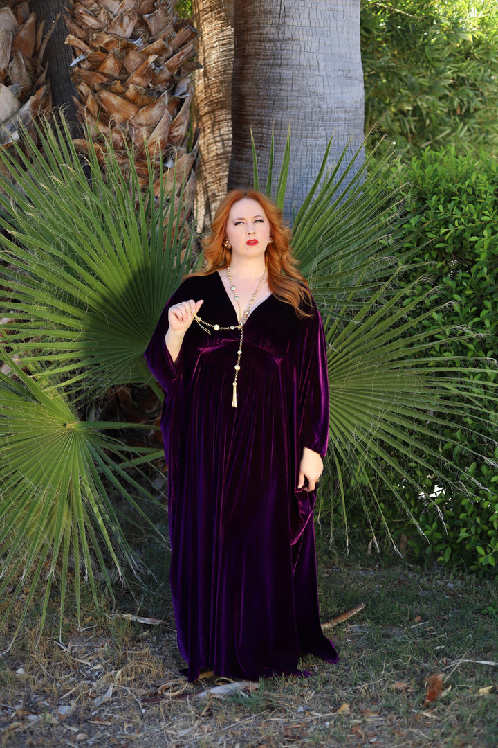 "The Empress" Velvet Caftan