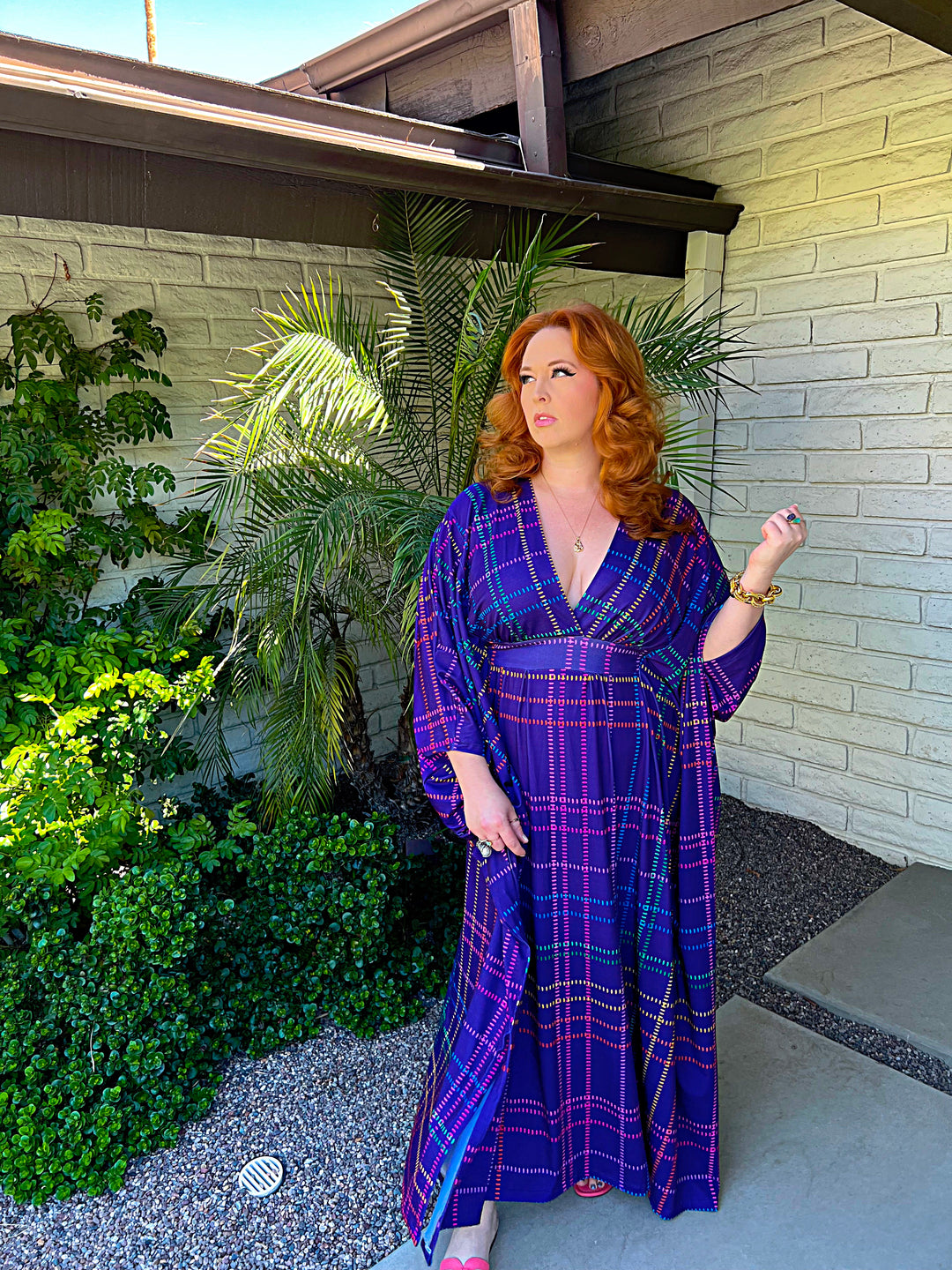 "The Mad for Plaid" Caftan