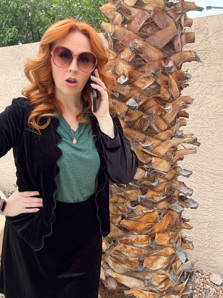 PRE-ORDER "The Audrey" Velvet Jacket