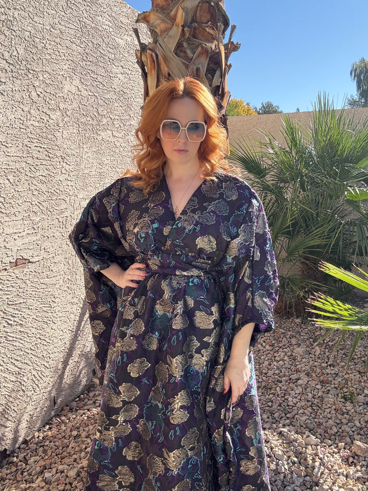 Sample Sale #13 L/XL Blue/Purple Lined Caftan