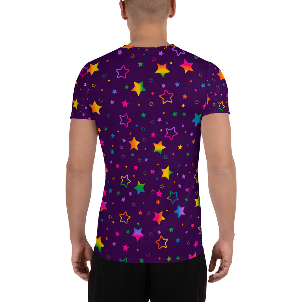 "The Superstar" All-Over Print Men's Athletic T-shirt