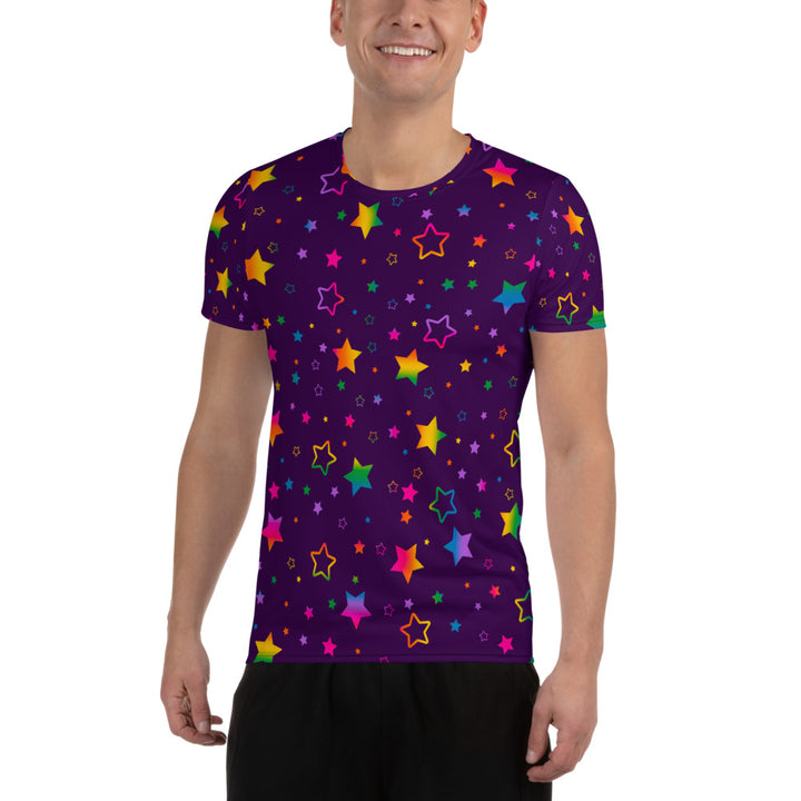 "The Superstar" All-Over Print Men's Athletic T-shirt