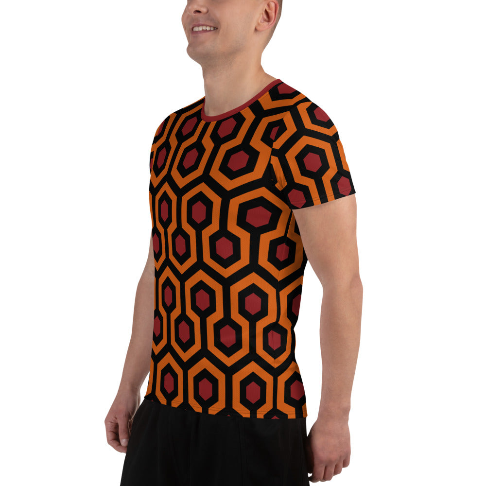 "The Red Rum" All-Over Print Men's Athletic T-shirt