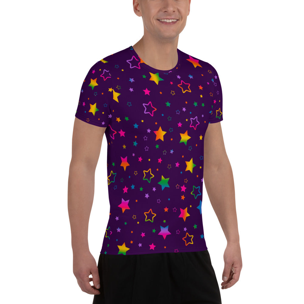 "The Superstar" All-Over Print Men's Athletic T-shirt