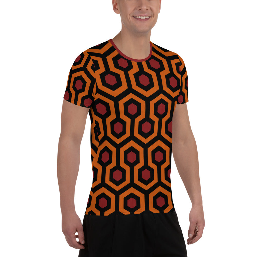 "The Red Rum" All-Over Print Men's Athletic T-shirt