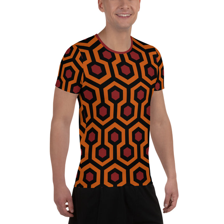 "The Red Rum" All-Over Print Men's Athletic T-shirt