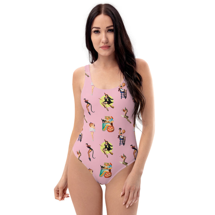 "Spooky Betties" One-Piece Swimsuit