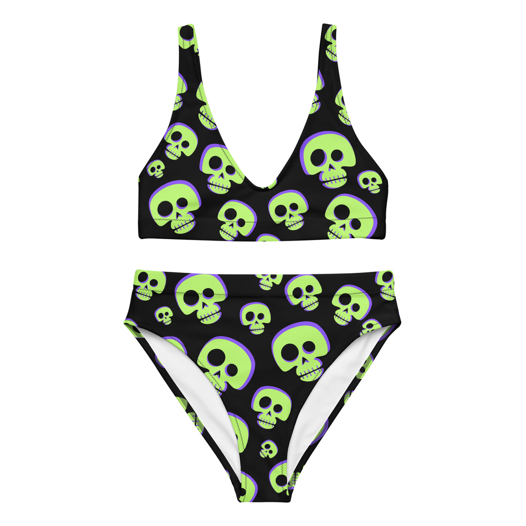 "The Zombie" Recycled high-waisted bikini