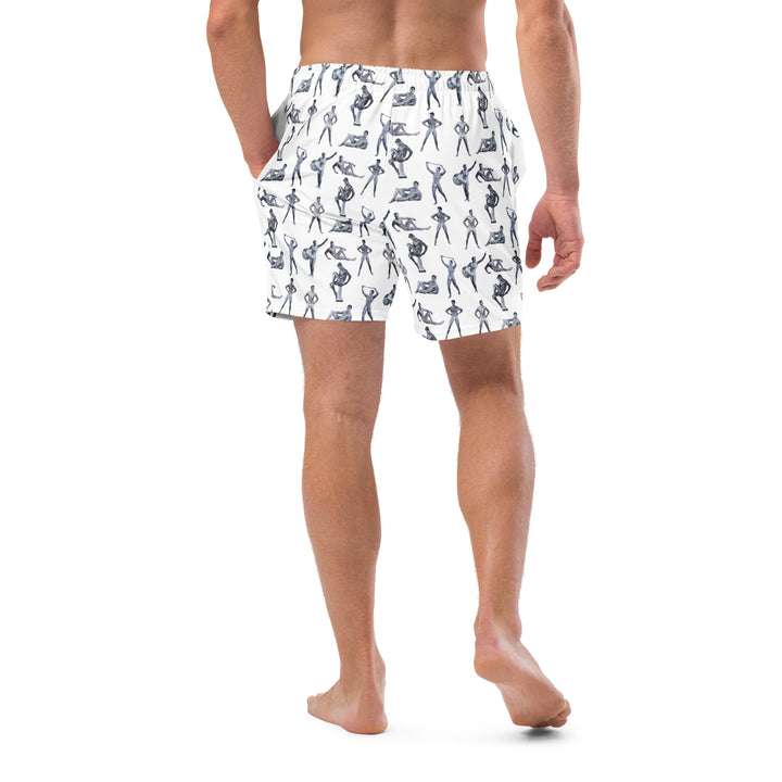 Beefcake Beach Bikini Bingo Men's swim trunks