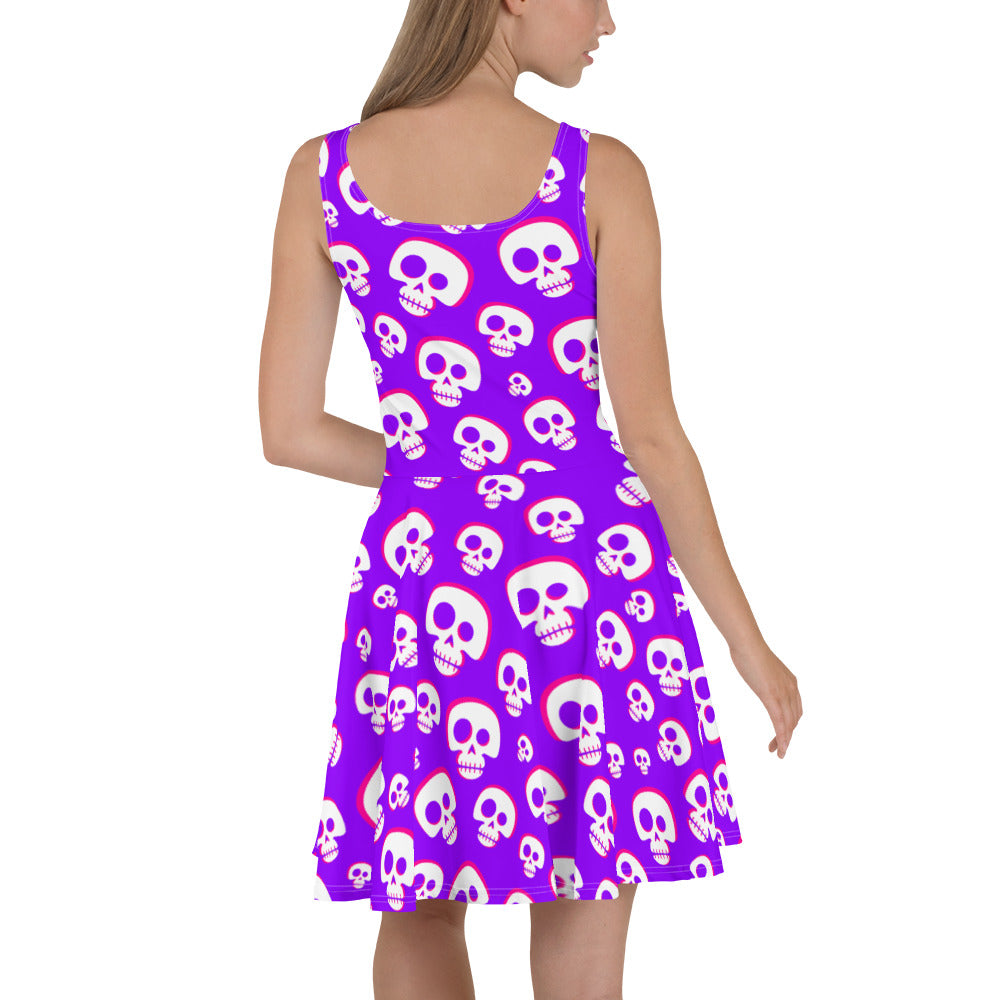 "Creepy Cute Zombie" Skater Dress
