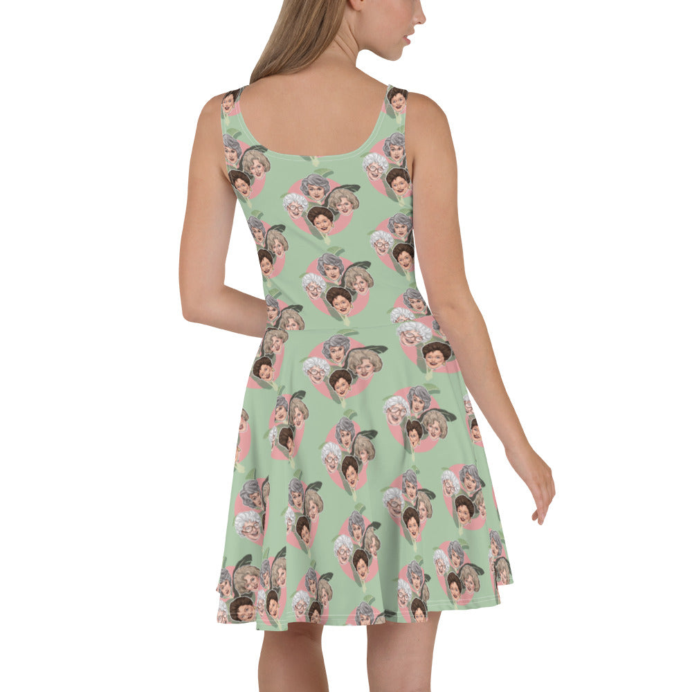 "The Lanai Lounger" Skater Dress