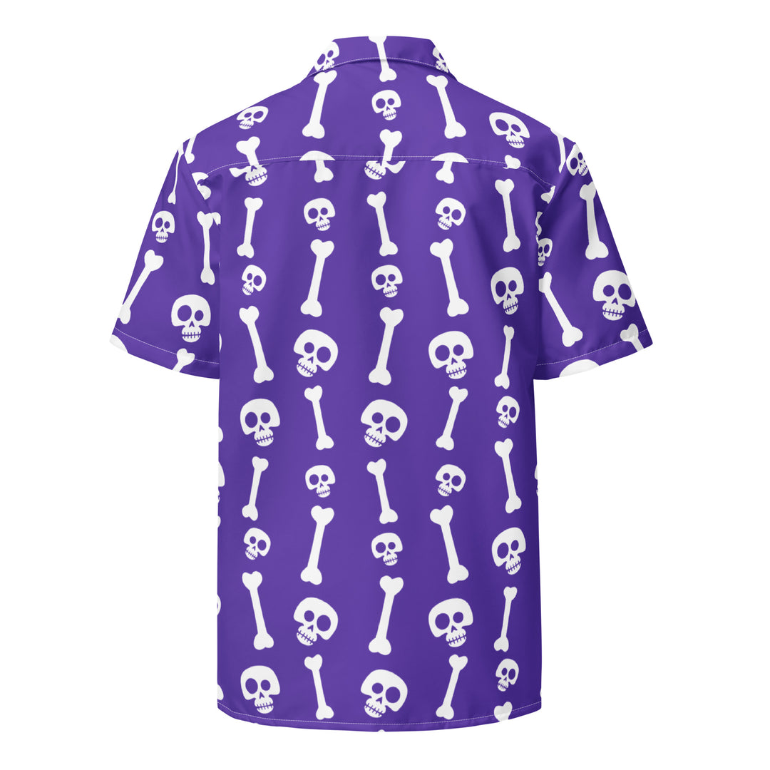 "No Bones About It" button shirt