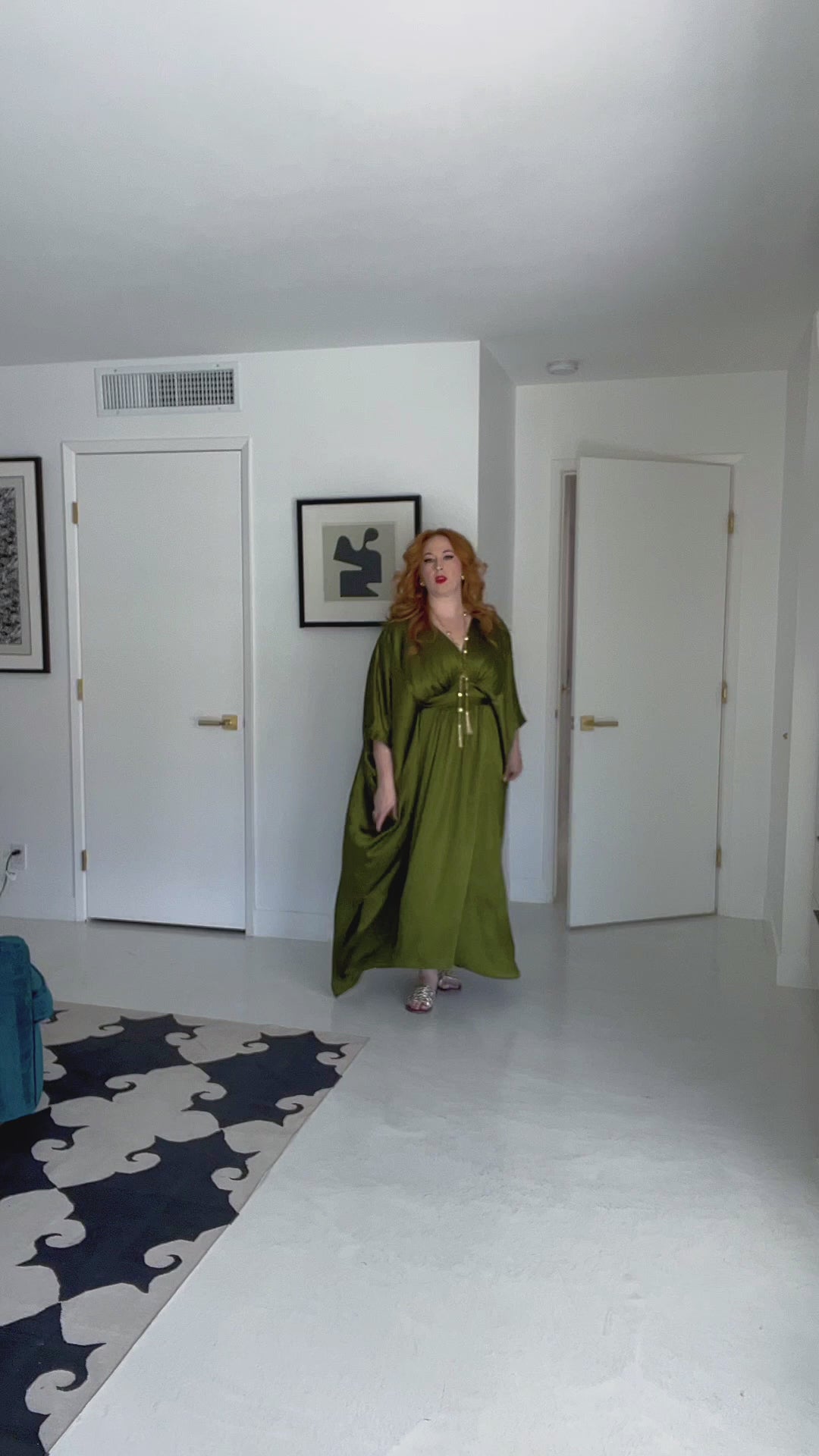 "The Green Gables Vibez" Caftan SHIPS NOW